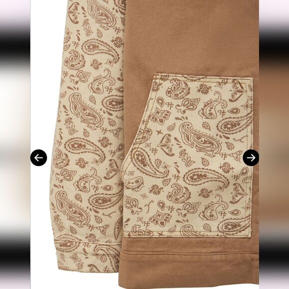 Homme + Femme PAISLEY WORK JACKET - Picture 13 of 13